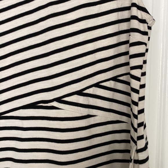 Black & White Striped Talbots Shift Dress Size XL Barely Worn - Picture 2 of 10